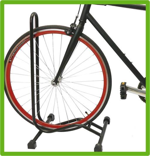Soporte bicicletas suelo Aparcamiento vertical con fijaci/ón de rueda Soporte bicicletas pared almacenamiento compacto Stryser sin da/ñar las paredes